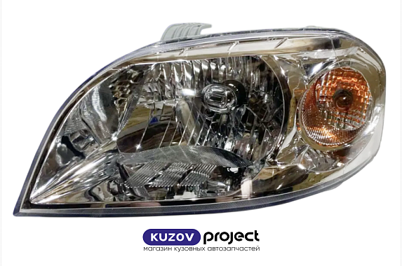Фара левая под электрический корректор Chevrolet Aveo 2007-2012 (Китай)
