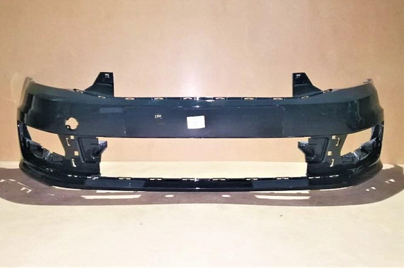 Бампер передний Volkswagen Polo 2015-2020 4D Россия Urano LI7F (Серый)