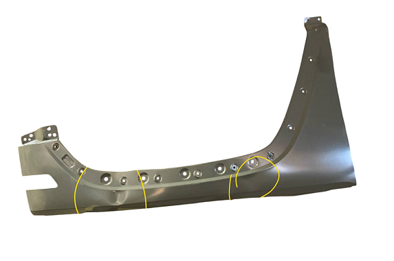 Крыло правое Tank 300 2023-Н.В. (Китай / Замятие) Дисконт 25%