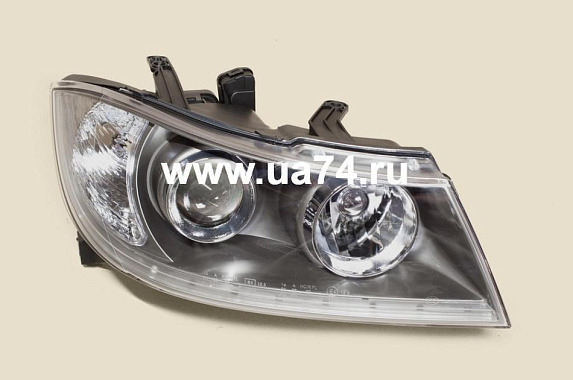 Фара с эл. кор. (диодная полоса) Lifan Solano 10- Правая